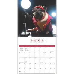 2025 Calendars|BrownTrout 2025 Fantasy Pugs 12
