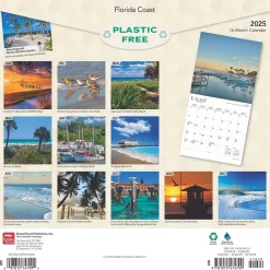 2025 Calendars|BrownTrout 2025 Florida Coast 12" x 12" Monthly Wall Calendar (9781975474799)
