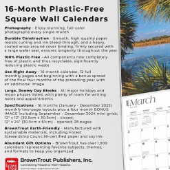 2025 Calendars|BrownTrout 2025 Florida Nature 12