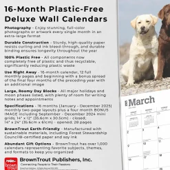 2025 Calendars|BrownTrout 2025 For the Love of Labrador Retrievers 14