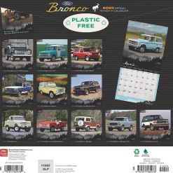 2025 Calendars|BrownTrout 2025 Ford Bronco 12" x 12" Monthly Square Wall Calendar (9781975482978)