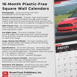 2025 Calendars|BrownTrout 2025 Ford Mustang 12