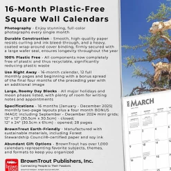 2025 Calendars|BrownTrout 2025 Goats in Trees 12