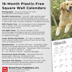 2025 Calendars|BrownTrout 2025 Golden Retrievers 12