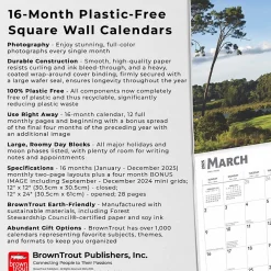 2025 Calendars|BrownTrout 2025 Golf Courses 12