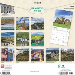 2025 Calendars|BrownTrout 2025 Ireland 12" x 24" Monthly Square Wall Calendar, (9781975477202)