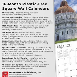 2025 Calendars|BrownTrout 2025 Italy 12