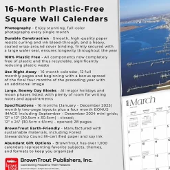 2025 Calendars|BrownTrout 2025 Jersey Shore 12