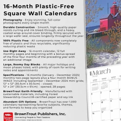 2025 Calendars|BrownTrout 2025 Lake Michigan 12