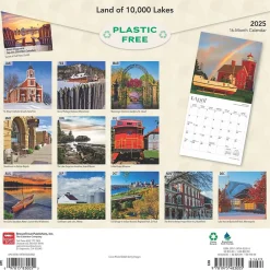 2025 Calendars|BrownTrout 2025 Land of 10000 Lakes Minnesota Places 12" x 24" Monthly Square Wall Calendar (9781975483005)