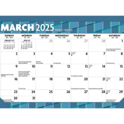2025 Calendars|BrownTrout 2025 Large Print 17" x 12" Monthly Desk Pad Calendar (9781975480608)