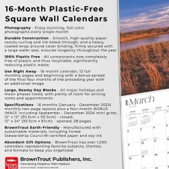 2025 Calendars|BrownTrout 2025 Maryland Wild & Scenic 12