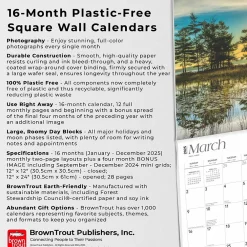 2025 Calendars|BrownTrout 2025 Michigan Wild & Scenic 12