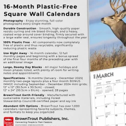 2025 Calendars|BrownTrout 2025 Monster Bucks 12