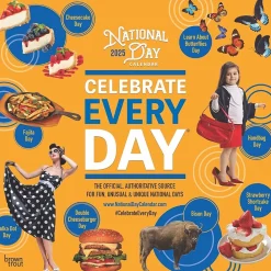 2025 Calendars|BrownTrout 2025 National Day 12" x 12" Monthly Square Wall Calendar (9781975479985)