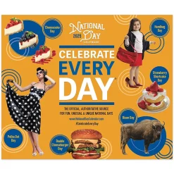 2025 Calendars|BrownTrout 2025 National Day 6" x 5" Day-to-Day Desktop Box Calendar (9781975479367)