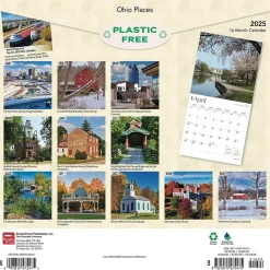 2025 Calendars|BrownTrout 2025 Ohio Places 12" x 12" Monthly Wall Calendar (9781975475475)
