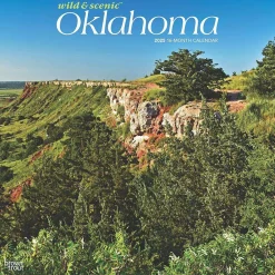 2025 Calendars|BrownTrout 2025 Oklahoma Wild & Scenic 12" x 12" Monthly Wall Calendar (9781975475482)