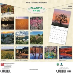 2025 Calendars|BrownTrout 2025 Oklahoma Wild & Scenic 12" x 12" Monthly Wall Calendar (9781975475482)