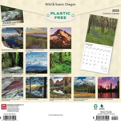 2025 Calendars|BrownTrout 2025 Oregon Wild & Scenic 12" x 12" Monthly Wall Calendar (9781975475505)