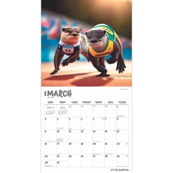 2025 Calendars|BrownTrout 2025 Otter Olympics 12