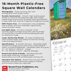 2025 Calendars|BrownTrout 2025 Outhouses 12