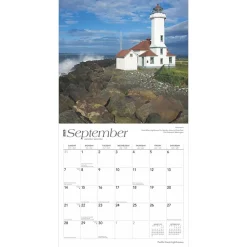 2025 Calendars|BrownTrout 2025 Pacific Coast Lighthouses 12