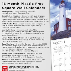 2025 Calendars|BrownTrout 2025 Pacific Coast Lighthouses 12