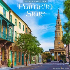2025 Calendars|BrownTrout 2025 Palmetto State South Carolina Places 12" x 12" Monthly Wall Calendar (9781975483050)