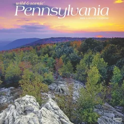 2025 Calendars|BrownTrout 2025 Pennsylvania Wild & Scenic 12" x 12" Monthly Wall Calendar (9781975475529)