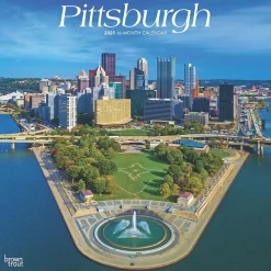 2025 Calendars|BrownTrout 2025 Pittsburgh 12" x 12" Monthly Wall Calendar (9781975475543)