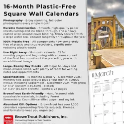 2025 Calendars|BrownTrout 2025 Pittsburgh 12