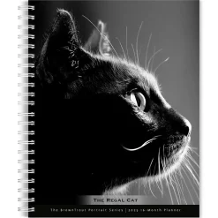 2025 Planners|BrownTrout 2025 Portrait Series: The Regal Cat 6" x 7.75" Weekly Engagement Planner, Paper Cover, Multicolored (9781975473211)