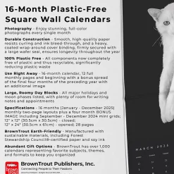 2025 Calendars|BrownTrout 2025 Portrait Series: The Regal Cat 12