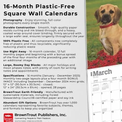 2025 Calendars|BrownTrout 2025 Puggles 12