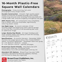 2025 Calendars|BrownTrout 2025 Rocky Mountain Wilderness 12