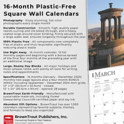 2025 Calendars|BrownTrout 2025 Scotland 12