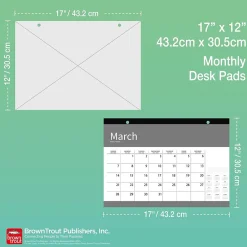 2025 Calendars|BrownTrout 2025 Seaside Currents 17