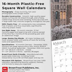 2025 Calendars|BrownTrout 2025 Seattle 12