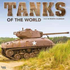 2025 Calendars|BrownTrout 2025 Tanks of the World 12" x 12" Monthly Square Wall Calendar (9781975477851)
