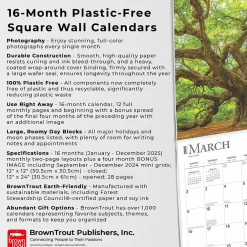 2025 Calendars|BrownTrout 2025 The Majesty of Trees 12