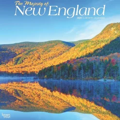 2025 Calendars|BrownTrout 2025 The Majesty of New England 12" x 12" Monthly Square Wall Calendar (9781975475178)