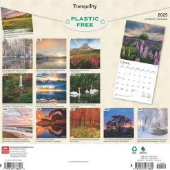 2025 Calendars|BrownTrout 2025 Tranquility 12" x 12" Monthly Square Wall Calendar (9781975477882)