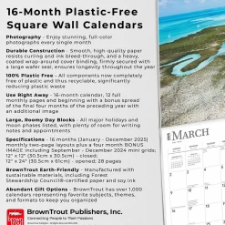 2025 Calendars|BrownTrout 2025 Tropical Islands 12