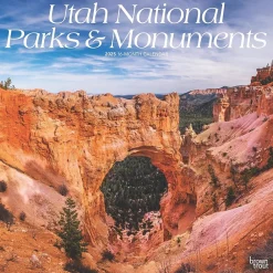 2025 Calendars|BrownTrout 2025 Utah National Parks & Monuments 12" x 12" Monthly Square Wall Calendar (9781975476069)