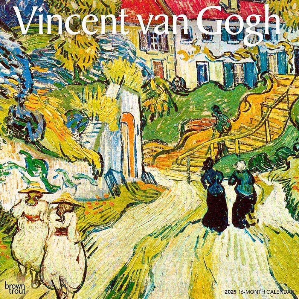 2025 Calendars|BrownTrout 2025 Vincent van Gogh 12" x 12" Monthly Wall Calendar (9781975477929)
