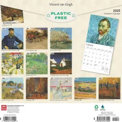 2025 Calendars|BrownTrout 2025 Vincent van Gogh 12" x 12" Monthly Wall Calendar (9781975477929)