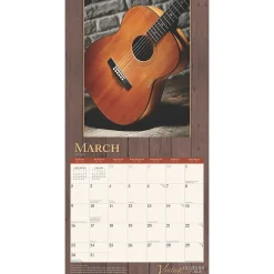 2025 Calendars|BrownTrout 2025 Vintage Guitars 12