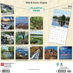 2025 Calendars|BrownTrout 2025 Virginia Wild & Scenic 12" x 12" Monthly Wall Calendar (9781975475864)
