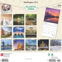 2025 Calendars|BrownTrout 2025 Washington D.C. 12" x 12" Monthly Wall Calendar (9781975475888)